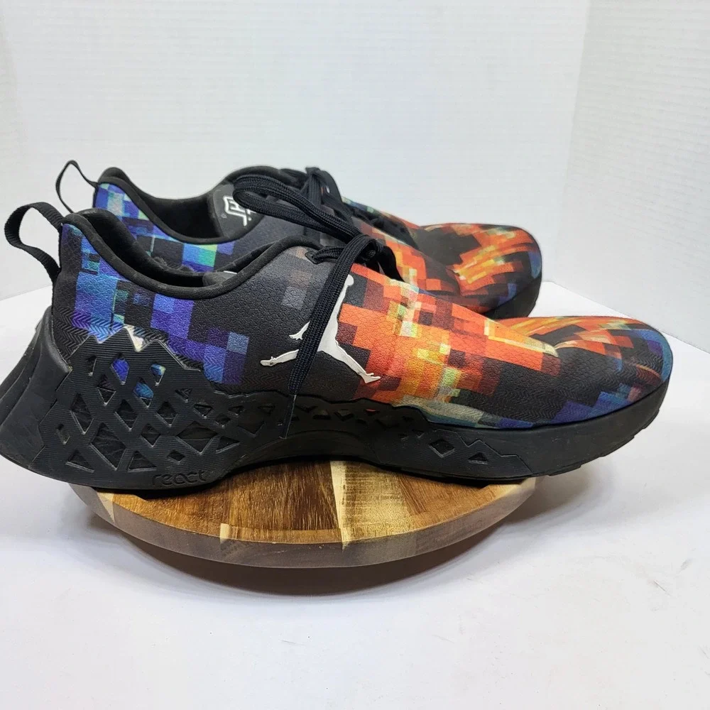 Nike Jordan Trunner NXT React x HTM Pixel Multicolor Training Shoes Mens Size 13